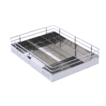 SS PERFORATED CUTLERY BASKET (4″ HEIGHT X 21″ WIDTH X 20″ DEPTH) 6MM WIRE