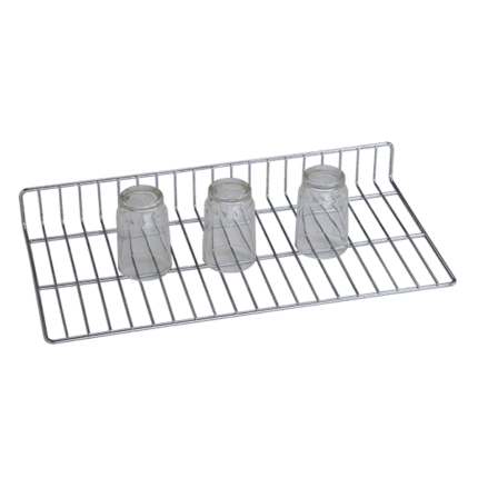 Glass Rack 2″ Height X 10″ Width X 32″ Depth Stainless Steel