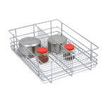 Partition Drawer Basket (4″ Height X 12″ Width X 20″ Depth) 6mm wire Stainless Steel