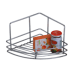 CORNER SINGLE (7″ HEIGHT X 9″ WIDTH X 9″ DEPTH) 6MM WIRE STAINLESS STEEL