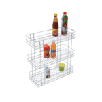 TRIPLE BASKET PULL-OUT (21″ HEIGHT X 4″ WIDTH X 20″ DEPTH) STAINLESS STEEL