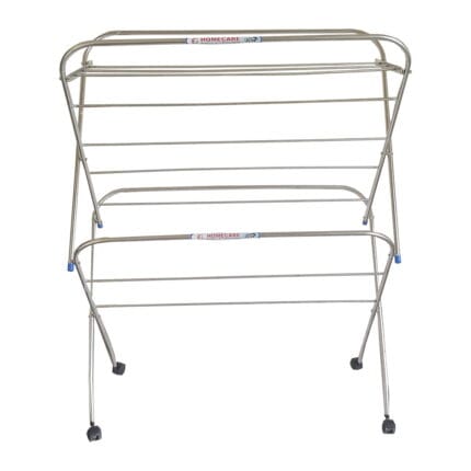 Homecare Stainless Steel Cloth Drying Stand with wheel