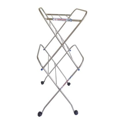 Homecare Stainless Steel Cloth Drying Stand with wheel