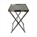 SS Standing Table 21x21 Inch Top with Border